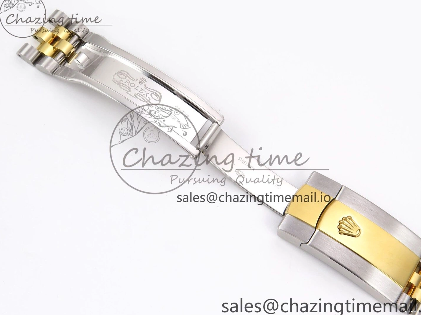 SS Best 41 Bracelet EWEF Stick DateJust Dial Jubilee A3235 White on Edition 126333 YG 0305